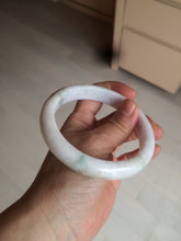 Load image into Gallery viewer, 54.5mm Certified Type A 100% Natural light green purple yellow round cut Jadeite Jade bangle GL48-8-4051