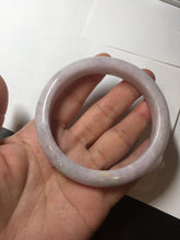 Load image into Gallery viewer, 60mm Certified Type A 100% Natural sunny green/white/purple Jadeite Jade bangle BL4-0367