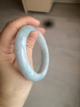 Load image into Gallery viewer, 55mm Certified type A 100% Natural green/white/purple Jadeite jade bangle BG32-0318