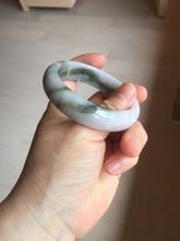 Load image into Gallery viewer, 54mm Certified Type A 100% Natural dark green purple(苏堤绕绿) Jadeite Jade bangle PC103-9161