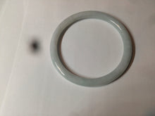 Load image into Gallery viewer, 57.2mm type A 100% Natural green/white round cut jadeite jade bangle AR97-2795