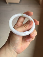 Load image into Gallery viewer, 54mm Certified type A 100% Natural sunny green purple round cut Jadeite bangle PC101-4952