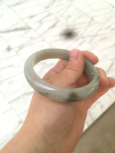 Load image into Gallery viewer, 57.7mm Certified 100% natural Type A dark green/gray jadeite jade bangle AJ65-8080