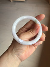 Load image into Gallery viewer, 54mm Certified type A 100% Natural sunny green purple round cut Jadeite bangle PC101-4952