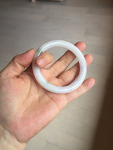 Load image into Gallery viewer, 54mm Certified type A 100% Natural sunny green purple round cut Jadeite bangle PC101-4952