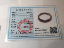 Load image into Gallery viewer, 55.5mm certified 100% natural Type A oily dark green gray black(老油青) jadeite jade bangle PH231-0057