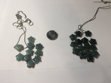 Load image into Gallery viewer, 10-10.5mm 100% Natural type A green dark green blue black gray 3D Guatemala Jadeite Jade star pendant group BS140 add on item