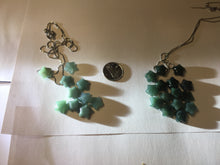 Load image into Gallery viewer, 10-10.5mm 100% Natural type A green dark green blue black gray 3D Guatemala Jadeite Jade star pendant group BS140 add on item