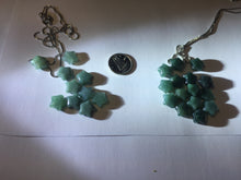 Load image into Gallery viewer, 10-10.5mm 100% Natural type A green dark green blue black gray 3D Guatemala Jadeite Jade star pendant group BS140 add on item