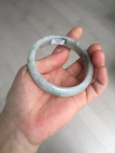 Load image into Gallery viewer, 59mm Certified Type A 100% Natural green gray Jadeite Jade bangle BN17-7070