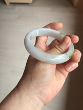 Load image into Gallery viewer, 57.7mm Certified 100% natural Type A dark green white gray purple brown jadeite jade bangle AD119-3012