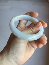 Load image into Gallery viewer, 54.5mm Certified Type A 100% Natural white purple Jadeite bangle AY130-6662