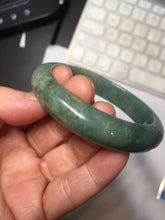 Load image into Gallery viewer, 52.2mm Certified 100% natural Type A oily dark green/black/brown/gray (老油青) jadeite jade bangle PH190-6940