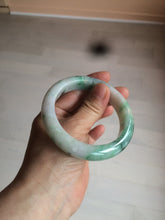 Load image into Gallery viewer, 57.5mm Certified 100% natural Type A sunny green/purple jadeite jade bangle AY50-4124