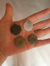 Load image into Gallery viewer, 100% natural type A light green dark green jadeite jade 3D the eight trigrams(Bagua,八卦) pendant group AX151