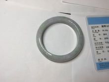 Load image into Gallery viewer, 55.5mm certified 100% natural Type A green purple red round cut jadeite jade bangle AA96-9152