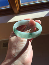 Load image into Gallery viewer, 51.5mm Certified type A 100% Natural light green thin Jadeite Jade bangle PB269-1039