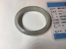 Load image into Gallery viewer, 51.5mm certified 100% natural type A light purple sunny green yellow oval jadeite jade bangle BL77-8666