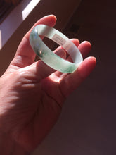 Load image into Gallery viewer, 51.5mm Certified type A 100% Natural light green thin Jadeite Jade bangle PB269-1039
