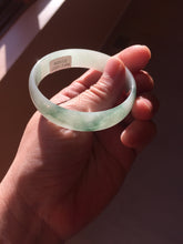 Load image into Gallery viewer, 51.5mm Certified type A 100% Natural light green thin Jadeite Jade bangle PB269-1039