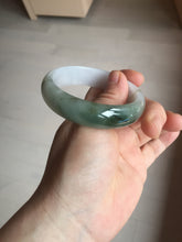 Load image into Gallery viewer, 54.2mm Certified type A 100% Natural dark green brown white purple Jadeite bangle AD120-3001