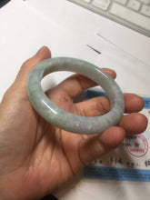 Load image into Gallery viewer, 55.5mm certified 100% natural Type A green purple red round cut jadeite jade bangle AA96-9152
