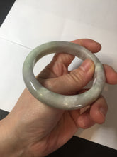Load image into Gallery viewer, 56.7mm 100% natural type A green/white/purple jadeite jade bangle BM47-8037(certificate is lost)