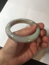 Load image into Gallery viewer, 56.7mm 100% natural type A green/white/purple jadeite jade bangle BM47-8037(certificate is lost)