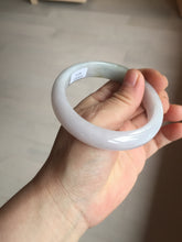 Load image into Gallery viewer, 57.7mm Certified 100% natural Type A dark green white purple jadeite jade bangle AH91-3014