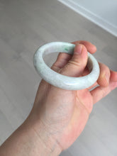 Load image into Gallery viewer, 51.5mm 100% natural type A green/white/purple jadeite jade bangle BM48-8044