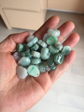 Load image into Gallery viewer, 100% Natural type A sunny green/purple doggy paw Jadeite Jade pendant AX146