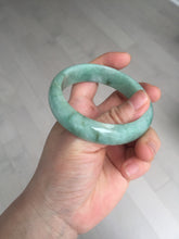 Load image into Gallery viewer, 54.9mm certified natural Type A apple green red jadeite jade bangle BN10-7078