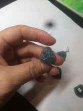 Load image into Gallery viewer, 100% Natural blue gray green Guatemala jadeite Jade happy buddha pendant group BH58