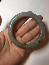 Load image into Gallery viewer, 56.2mm certified Type A 100% Natural green/red/gray/purple (FU LU SHOU) Jadeite Jade bangle BL78-8659