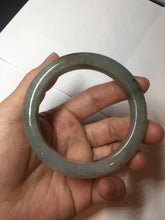 Load image into Gallery viewer, 56.2mm certified Type A 100% Natural green/red/gray/purple (FU LU SHOU) Jadeite Jade bangle BL78-8659