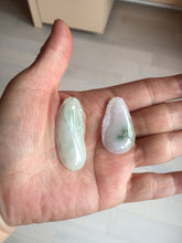 Load image into Gallery viewer, 100% natural type A icy watery light purple green blessed melon(福瓜) Jadeite Jade pendant AX144