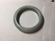 Load image into Gallery viewer, 56.3mm certified 100% natural type A light green white chubby jadeite jade bangle BQ62-6872