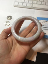 Load image into Gallery viewer, 60mm certified Type A 100% Natural light green red purple (Fu Lu Shou) Jadeite Jade bangle PC96-8467