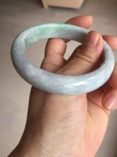 Load image into Gallery viewer, 59mm Certified Type A 100% Natural sunny green purple Jadeite Jade bangle BP39-1184