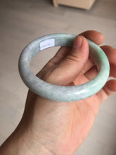 Load image into Gallery viewer, 59mm Certified Type A 100% Natural sunny green purple Jadeite Jade bangle BP39-1184