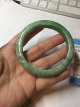 Load image into Gallery viewer, 59mm Certified Type A 100% Natural sunny green gray Jadeite Jade bangle BG236-9898