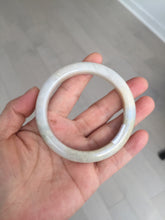 Load image into Gallery viewer, 57.5mm Certified Type A 100% Natural white/yellow/brown (golden sand) Jadeite Jade bangle BM52-7050