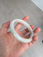 Load image into Gallery viewer, 57.5mm Certified Type A 100% Natural white/yellow/brown (golden sand) Jadeite Jade bangle BM52-7050