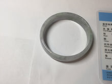 Load image into Gallery viewer, 51.2mm Certified Type A 100% Natural light green purple jadeite jade bangle AA100-9100