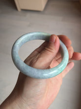 Load image into Gallery viewer, 59mm Certified Type A 100% Natural sunny green purple Jadeite Jade bangle BP39-1184