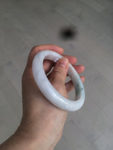 Load image into Gallery viewer, 61.2mm Certified Type A 100% Natural light green/white/brown/purple Jadeite Jade bangle AH82-0480