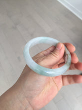 Load image into Gallery viewer, 57.5mm Certified Type A 100% Natural white/light purple/brown Jadeite Jade bangle BM51-7048