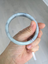 Load image into Gallery viewer, 59mm Certified Type A 100% Natural green gray black(Wuji, 淡乌鸡) Jadeite Jade bangle BQ55-6886