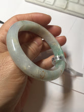Load image into Gallery viewer, 52mm 100% natural Type A sunny green pink carved and golden-painted jadeite jade bangle PH201