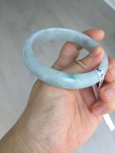 Load image into Gallery viewer, 59.2mm Certified Type A 100% Natural green purple Jadeite Jade bangle BQ56-6885